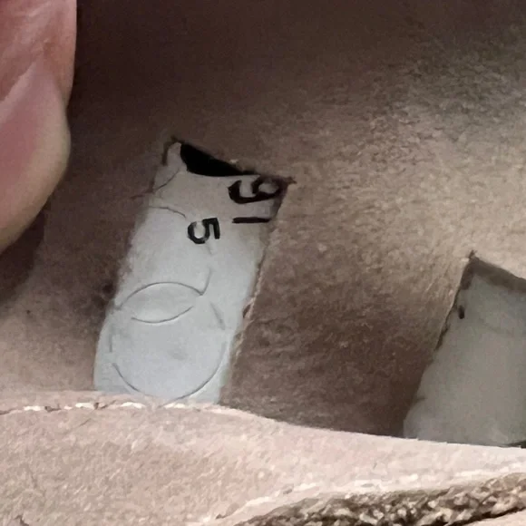 Munro Tan Heels with Perforated Design - Picture 9 of 9